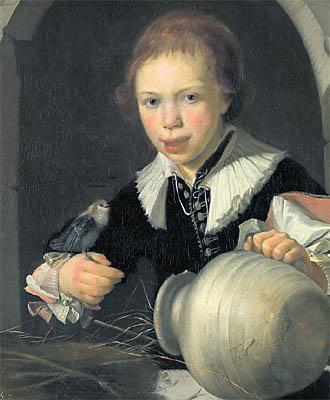 unknow artist The Boy with the Bird oil painting image